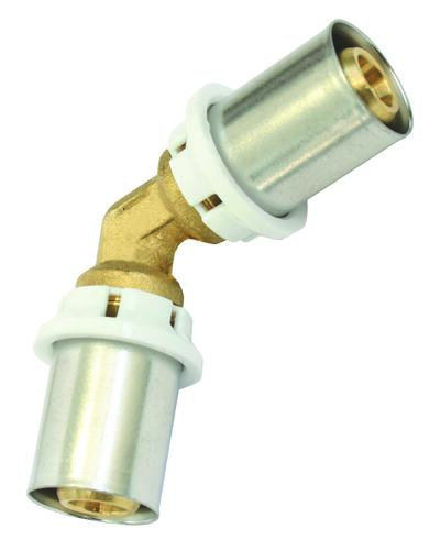 Coude égal 45° multicouche à sertir Ø40